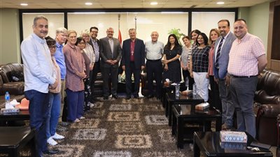 رئيس الطائفة الإنجيلية يستقبل وفدًا من القيادات الإنجيلية المشيخية الأمريكية