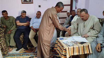 إبراء الدم.. إنهاء خصومة ثأرية بين عائلتين بمركز إطسا بالفيوم