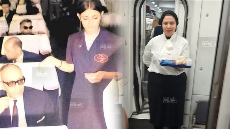 مضيفات داخل قطارات