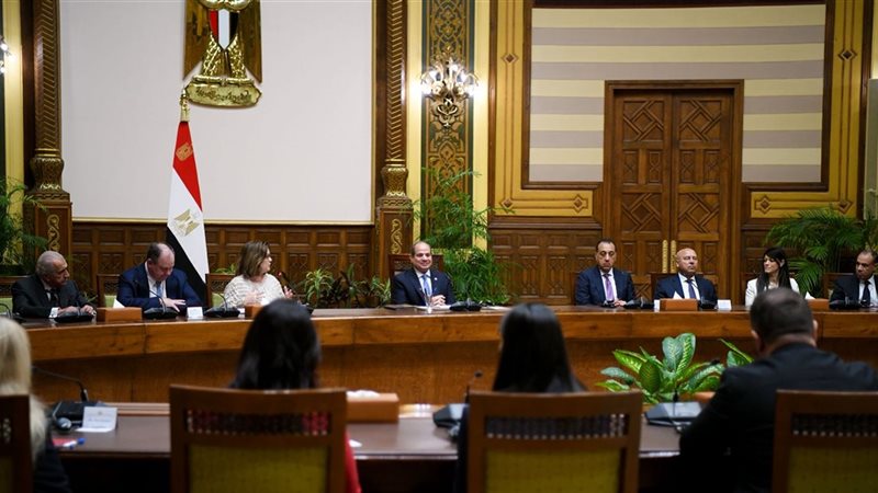 جانب من اجتماع الرئيس