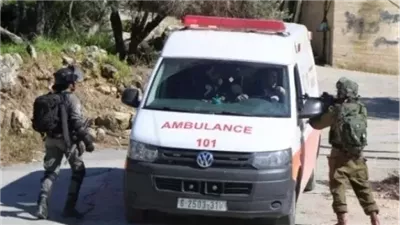 الهلال الأحمر: طواقمنا تواجه رصاص الاحتلال ومنع المرورعند نقاط التفتيش