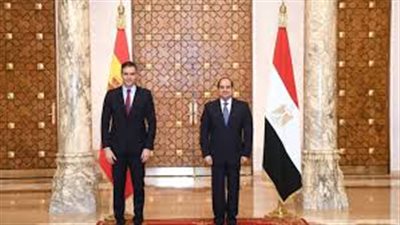 السيسي ورئيس وزراء إسبانيا يؤكدان رفض العدوان على غزة