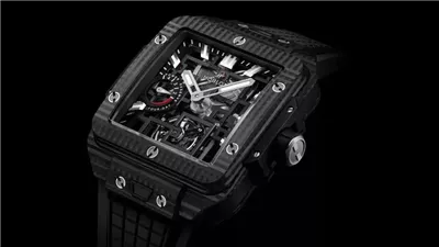 ساعة هوبلو سكوير بانغ توربيون مزيج مثالي بين التصميم الهندسي والابتكار التقني