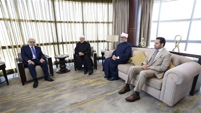 تدريب الأئمة وزيادة عدد المنح.. الأزهر يلتقي رئيس الوزراء اللبناني بدبي