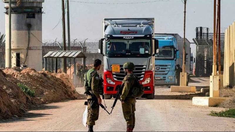 المساعدات إلى غزة