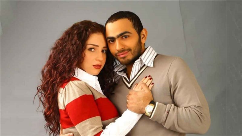 تامر حسني ومي عز