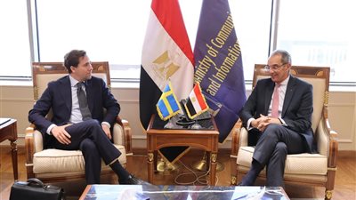 وزير الاتصالات : فرص كبيرة للشركات السويدية للتوسع بأنشطتها وتقديم خدماتها 
