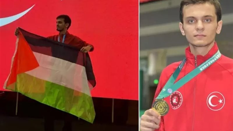 بطل تركي يتخلى عن