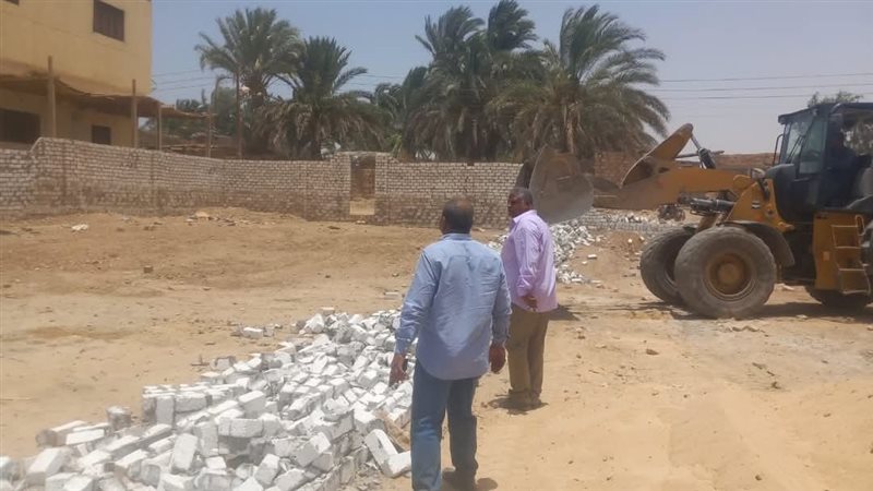 حملة ازالات بقنا