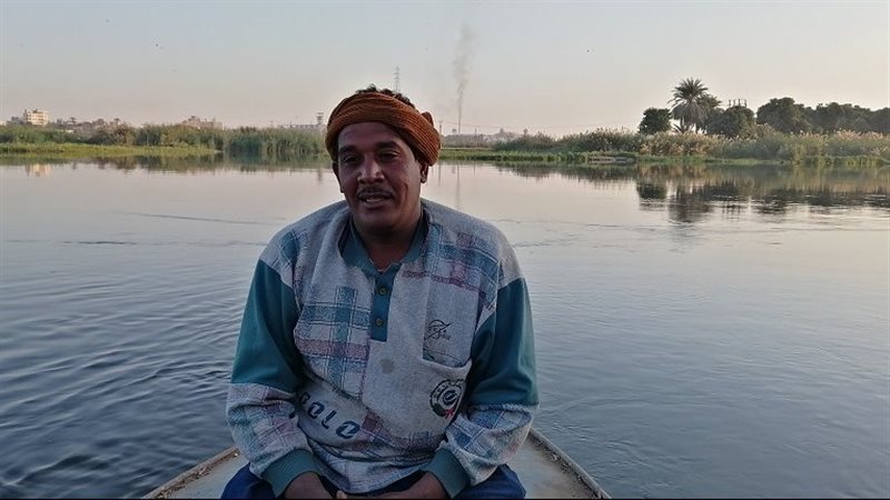 منقذ جثث الغرقي بقنا