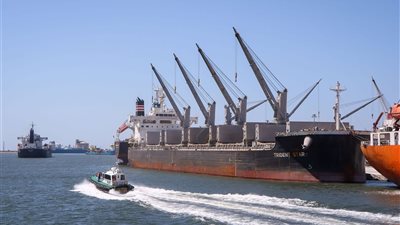 ننشر حركة تداول السفن والحاويات والبضائع العامة في ميناء دمياط 