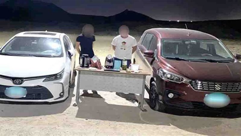 المتهمين والمضبوطات