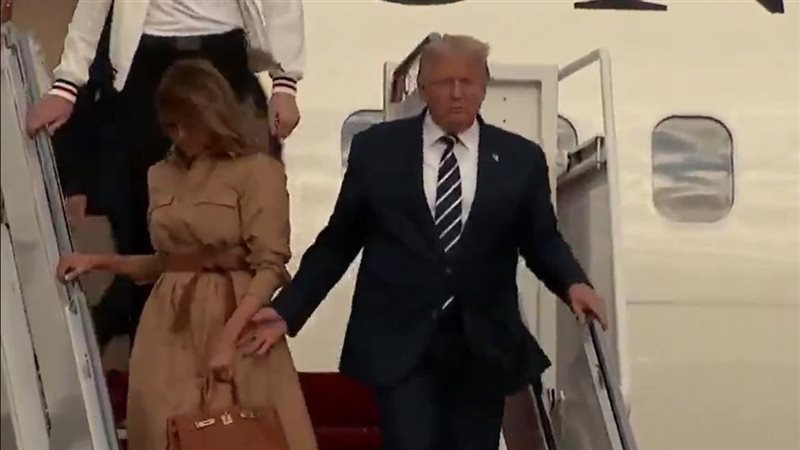 ترامب وزوجته