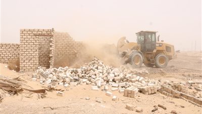  تنفيذ 35 قرار إزالة للتعديات على الأراضي الزراعية وأملاك الدولة 