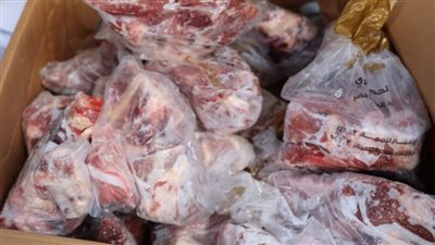 محافظ المنوفية يشهد استلام 2 طن لحوم من صكوك الإطعام