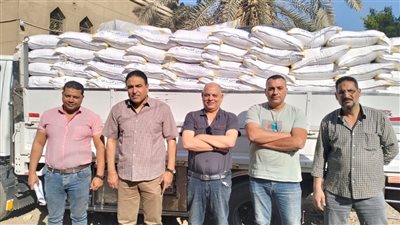 ضبط 11 طن دقيق مدعم قبل بيعه بالسوق السوداء بالفيوم |صور