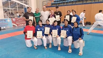 فريق الكاراتيه بمركز شباب المثلث يحصد المركز الخامس في دوري الدرجة الثانية 