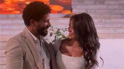 بـ لمسة إيد .. بدء حفل خطوبة مصطفي منصور وهايدي رفعت | صور