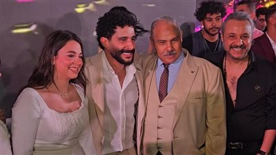 كيلاني ومحمد رضوان وتامر فرج .. في خطوبة مصطفى منصور وهايدي رفعت