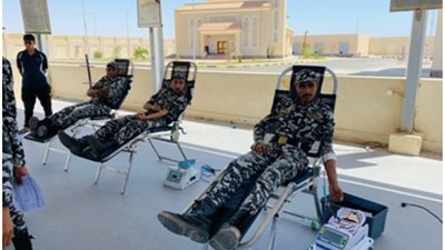 شارك فيها رجال الشرطة.. مديرية أمن البحر الأحمر تطلق حملة للتبرع بالدم