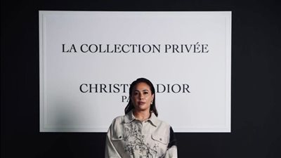 إطلالة هند صبري تخطف الأنظار في احتفالية خاصة بدبي بتوقيع ديور