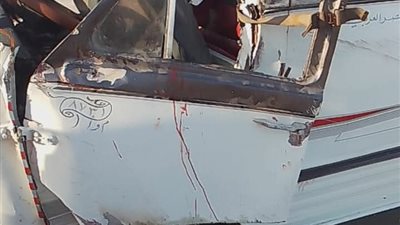 إصابة 8 أشخاص إثر تصادم ميكروباص بسيارة نقل على الطريق الإقليمي بالمنوفية