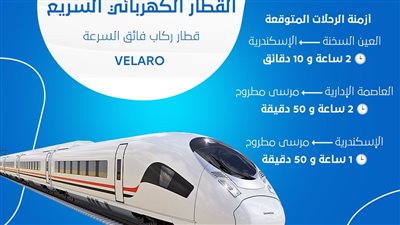 القومية للأنفاق تنشر المدة الزمنية للسفر عبر القطار السريع ضمن الخط الأول 