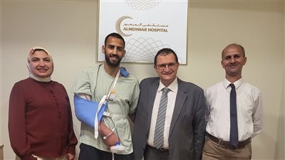 محمد حمدي لاعب زد يخضع لجراحة ناجحة بعد الإصابة المروعة