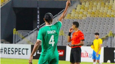 بعد انتهاء موسمه المحلي المصري يوجه الشكر لمدافعه محمد دبش 