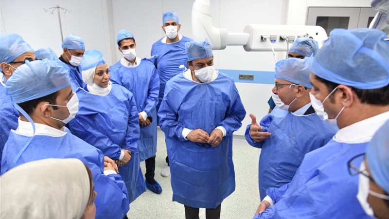 جانب من زيارة وزير