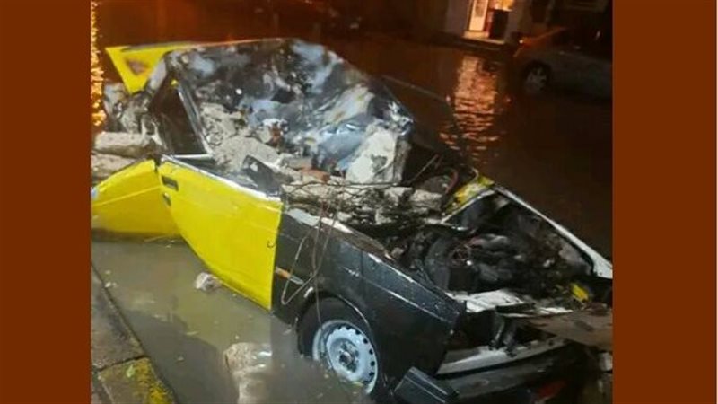 تاكسي اسكندرية المتضرر