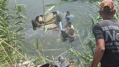 إصابة شخصين في حادث انقلاب سيارة على طريق كوم حماده إيتاي البارود