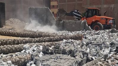  الجيزة: 13 إزالة لأبنية مخالفة في منطقة «كفرة نصار» بحي الهرم