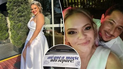 «قصة حبنا بدأت في جنازة».. عروس توثق علاقتها بطريقة غير مألوفة في حفل الزفاف