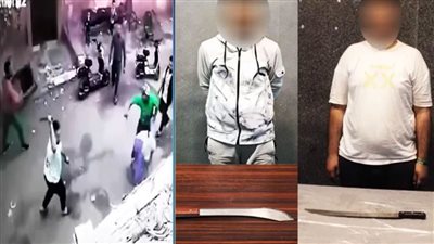 حبس المعتدين على سيدة ونجلها بالمطرية 4 أيام                      