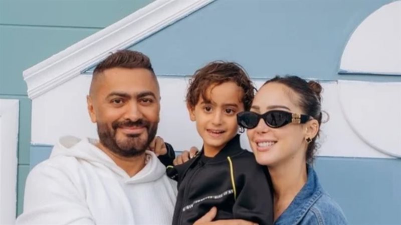 تامر حسني وبسمة بوسيل