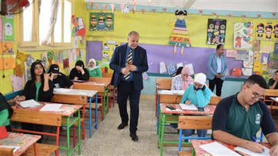 هدوء وانتظام بلجان امتحانات الشهادة الاعدادية في إدارة جنوب التعليمية ببورسعيد