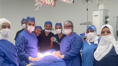 انقاذ حياة رضيع عمرة 3 أيام من ناسور قاتل بمستشفي الخانكة التخصصي 