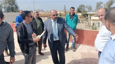 رئيس مياه القناة يتابع العمل بالمحطات استعدادا لعيد الأضحى 