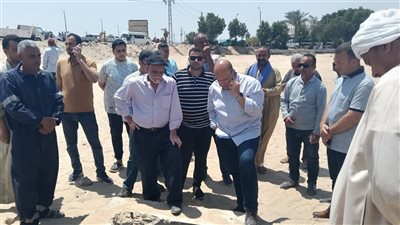 نائب محافظ الجيزة يتابع تطوير طريق ٢١ وسير العمل بمشروعات مياه الشرب