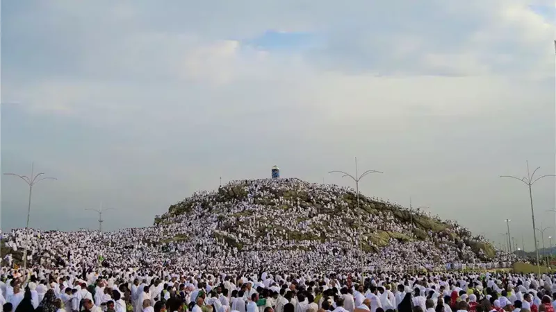 الحجاج على جبل عرفات