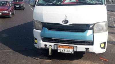 مصرع شخص وإصابة 10 اخرين اثر انقلاب سيارة ميكروباص غرب النوبارية بالبحيرة