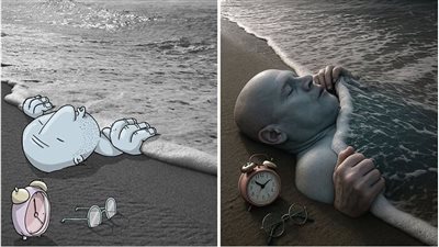 الفن والتكنولوجيا.. فنان برازيلي يعيد إحياء رسوماته باستخدام الذكاء الاصطناعي 