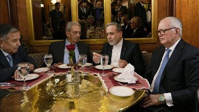 علاقات ثنائية.. عمرو موسى يُشارك في مأدبة عشاء بدعوة من عراقجي فى خان الخليلي