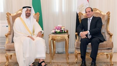الرئيس السيسي يتوجه إلى الإمارات اليوم ويلتقي بالشيخ محمد بن زايد