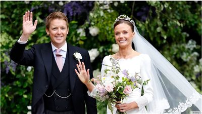 فستان زفاف ملكي جديد في العائلة البريطانية.. تصميم فريد وأنيق |بالصور