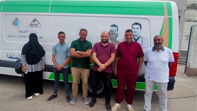 ضمن«حياة كريمة».. قافلة طبية تخدم أكثر من 1600 مواطن بقرية مبارك ببلبيس