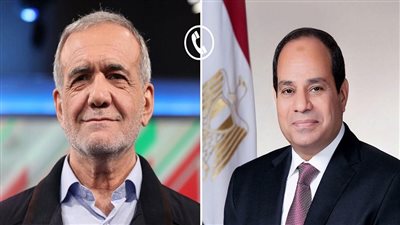 الرئيس السيسي يتلقى اتصالًا هاتفيًا من الرئيس الإيراني بمناسبة عيد الأضحى 