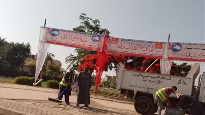 مدينة الشروق تستعد لاستقبال عيد الأضحى بحملة نظافة شاملة.. تفاصيل