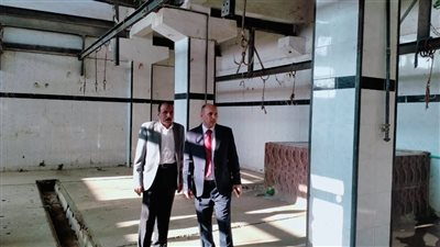 رئيس المركز يتفقد مجزر أبشواي للتأكد من توافر المياه والمرافق به